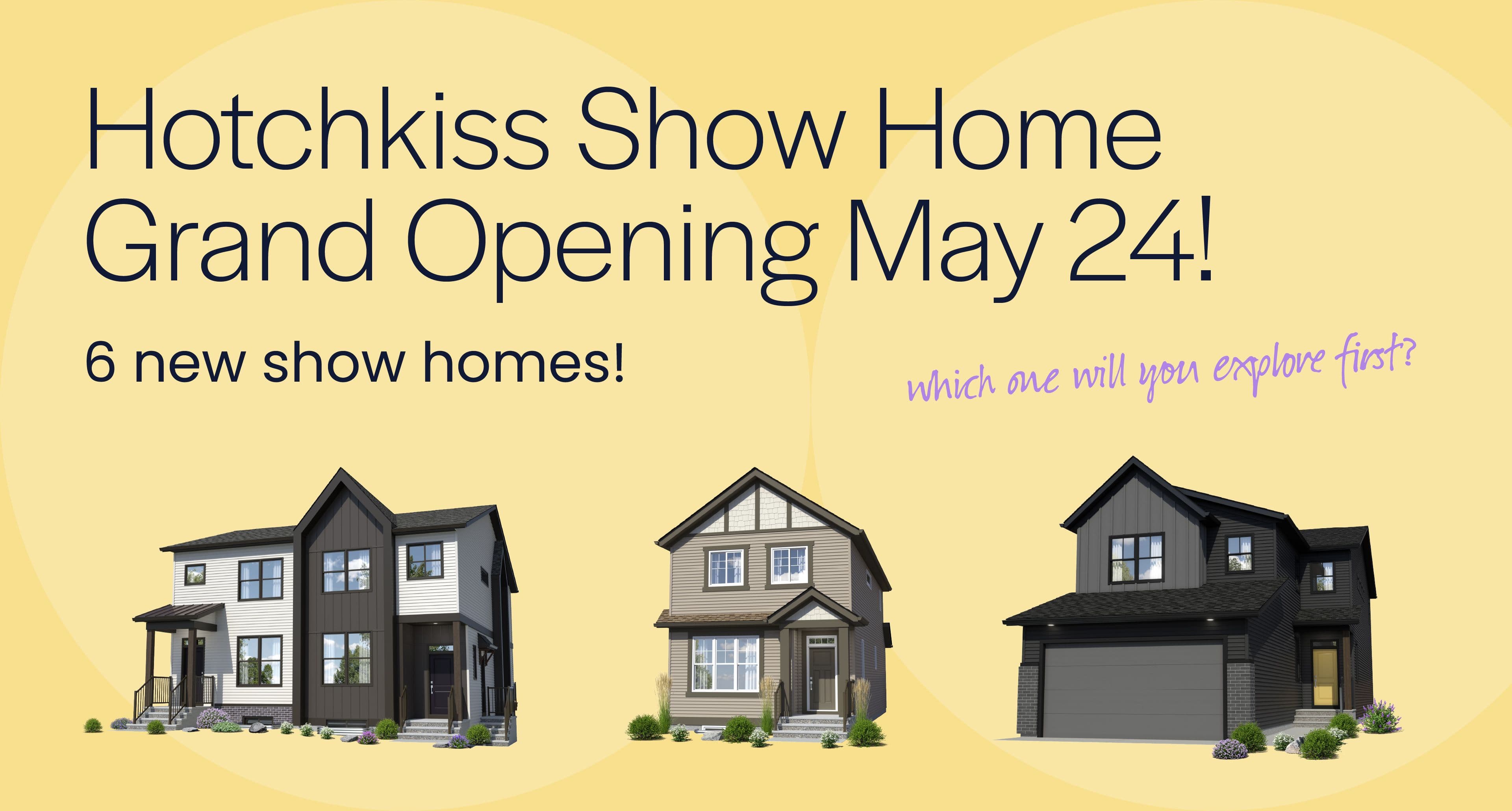 Hotchkiss show home grand opening May 24