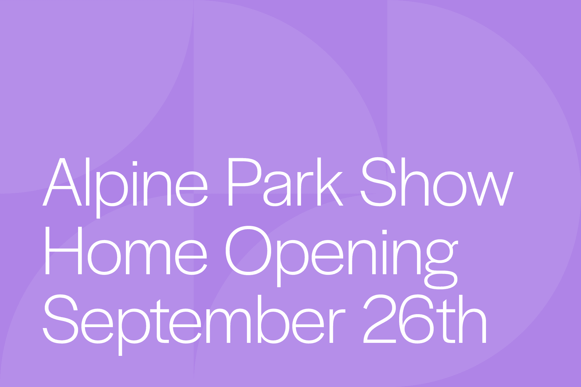 The Oaklyn Show Home Opening in Alpine Park