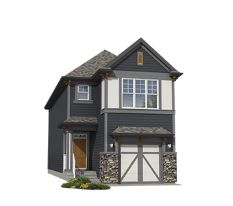 Single Front-Attached Garage Homes sample elevation image