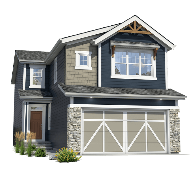 Front-Garage Homes <br/> in Hotchkiss, Mahogany & Montrose rendering